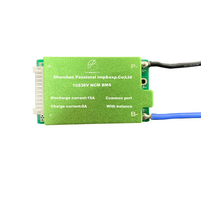 10S 36V 15A 리튬 이온 배터리 BMS 균형 PCB BMS 리튬 배터리