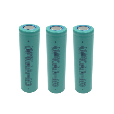 높은 전압 3.6Volt 2600Mah 18650 베터리 셀 1000 번 사이클