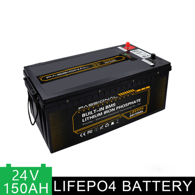 BMS와 전기 지게차 EV 태양계 에너지 저장 LFP 건전지 팩 24V 150Ah