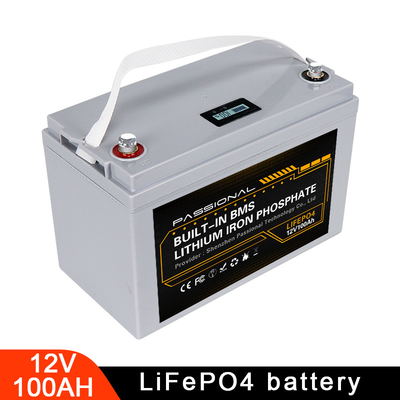 에너지 저장 전기 지게차 EV 스쿠터 Ｅ 자전거를 위한 12V 100Ah LiFePO4 리튬 건전지 팩