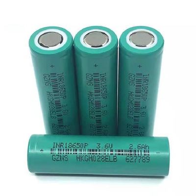 전기 자동차 전동 공구를 위한 2600MAh NCM 3.7 볼트 3C 18650 배터리 셀