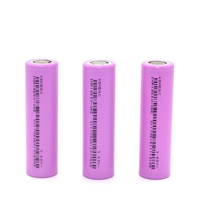 MSDS 2600 mah 3.7 Ｖ 18650 충전식 리튬 이온 18650 베터리 셀