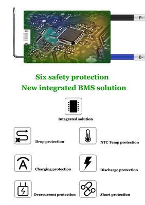 10S 36V 15A 리튬 이온 배터리 BMS 균형 PCB BMS 리튬 배터리
