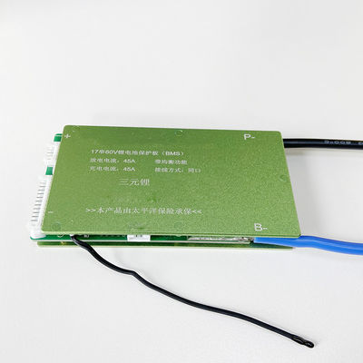 균형과 3.7V PCB Li 이온 프로텍션 보드 BMS 17S 60V 45A 공통 포트