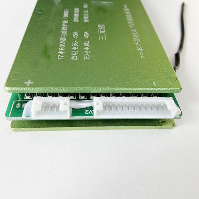 균형과 3.7V PCB Li 이온 프로텍션 보드 BMS 17S 60V 45A 공통 포트