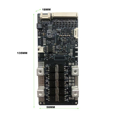 BMS 13S 48V 100A 200A HASL 리튬 배터리 보호 보드 135*58*18mm